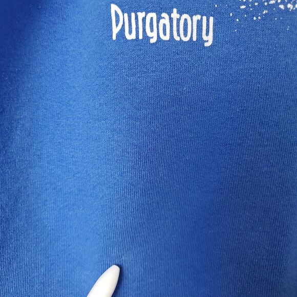 Fruit Of The Loom Blue Colorado Purgatory Double Sided Graphic Sweatshirt XL VTG - Picture 7 of 10